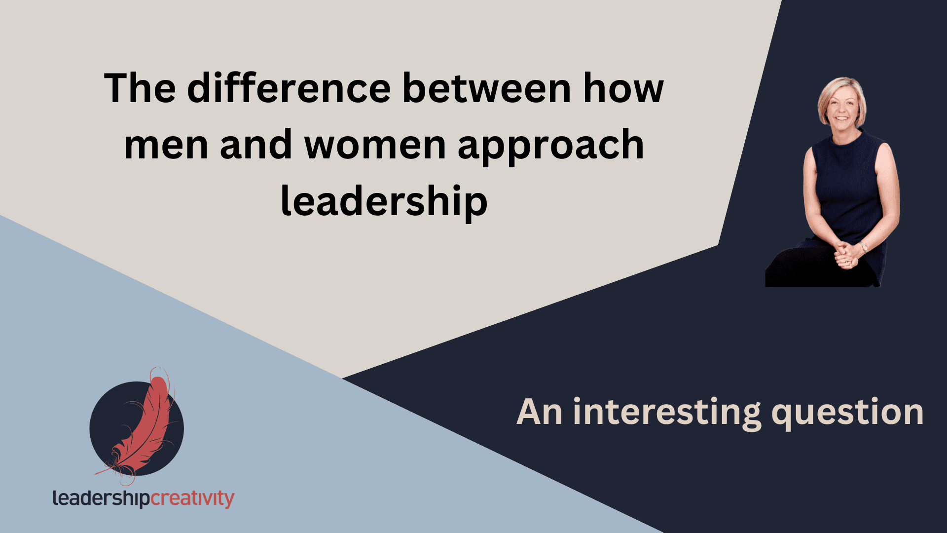 The difference between how men and women approach leadership ...